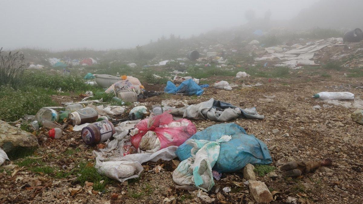 Gümüşhane'de Taşköprü Yaylası çöplüğe döndü
