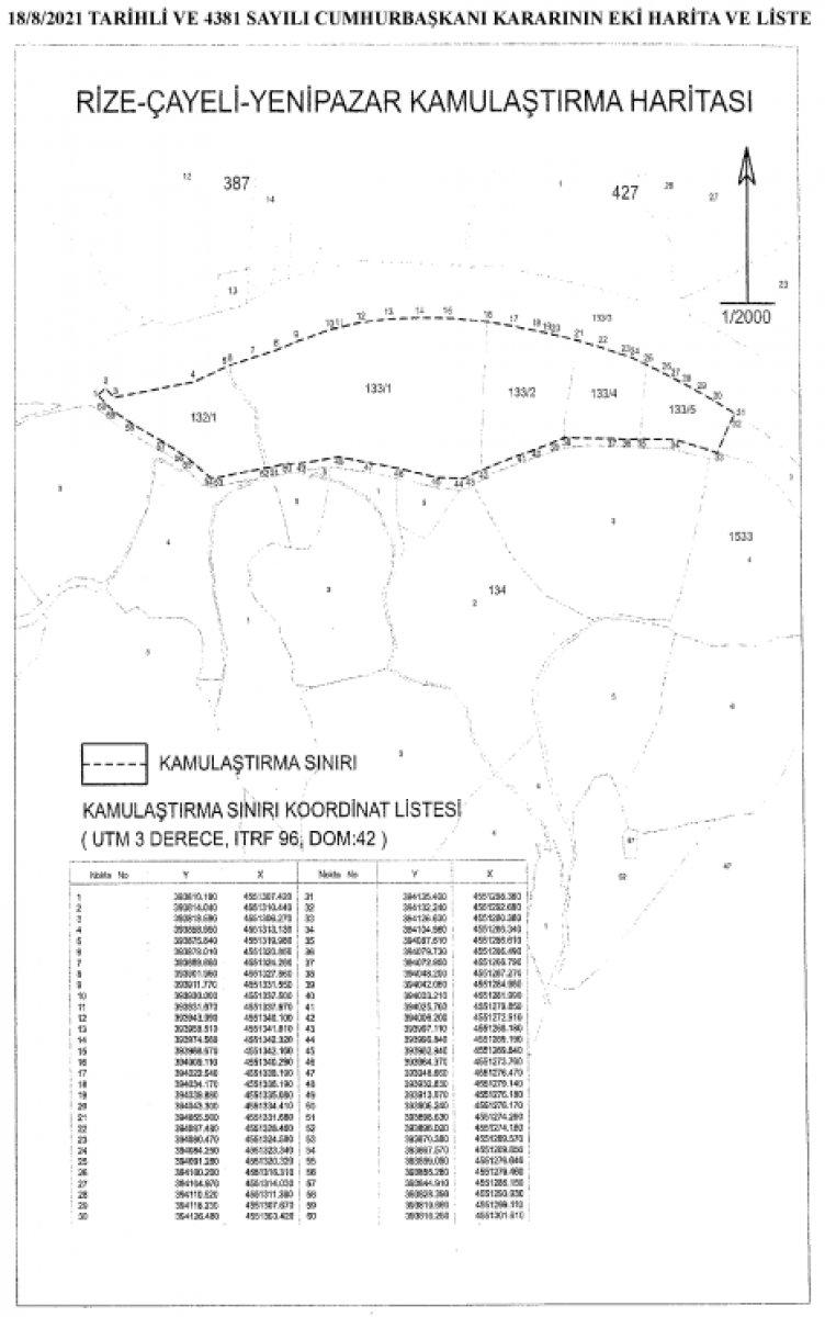 Kamulaştırma Resmi Gazete'de yayınlandı