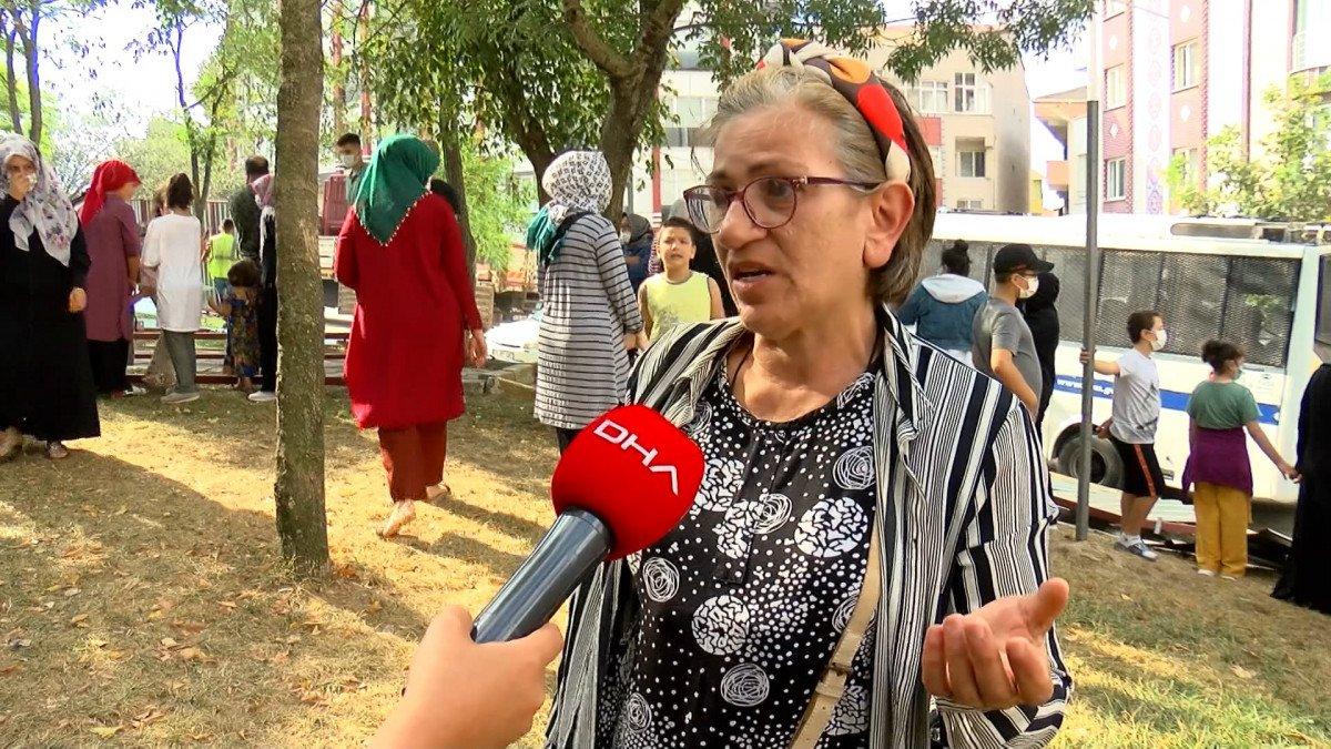 Eyüpsultan’da İBB’nin yıkacağı parkta eylem