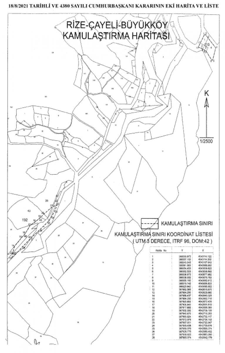Kamulaştırma Resmi Gazete'de yayınlandı
