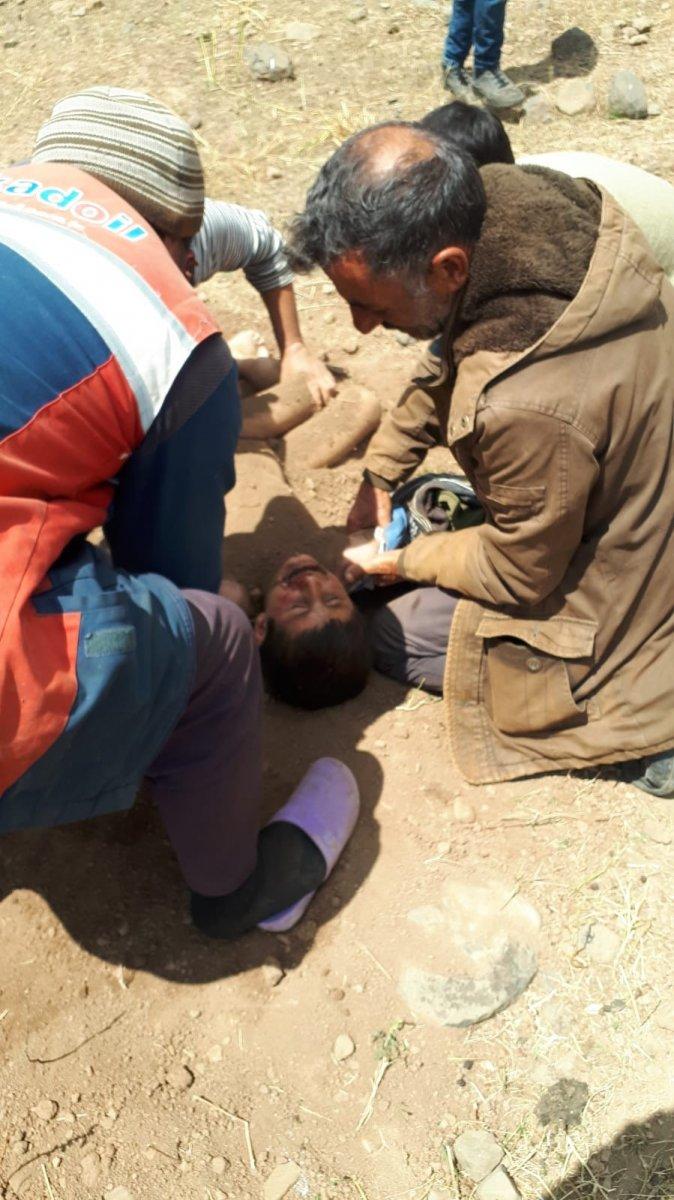 Ağrı'da elektrik akımına kapılan çocuğun mucize kurtuluşu