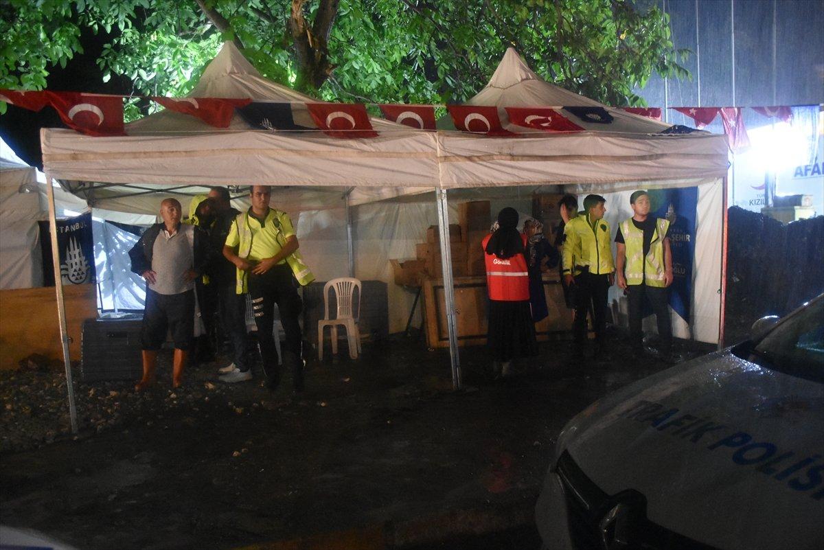 Sel felaketinin yaşandığı Kastamonu Bozkurt'ta sağanak yağış
