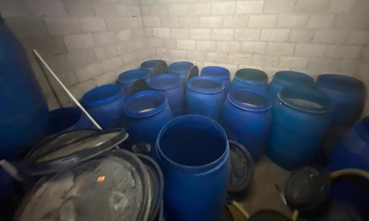 Adana polisi, 6 bin litre sahte içki ele geçirdi