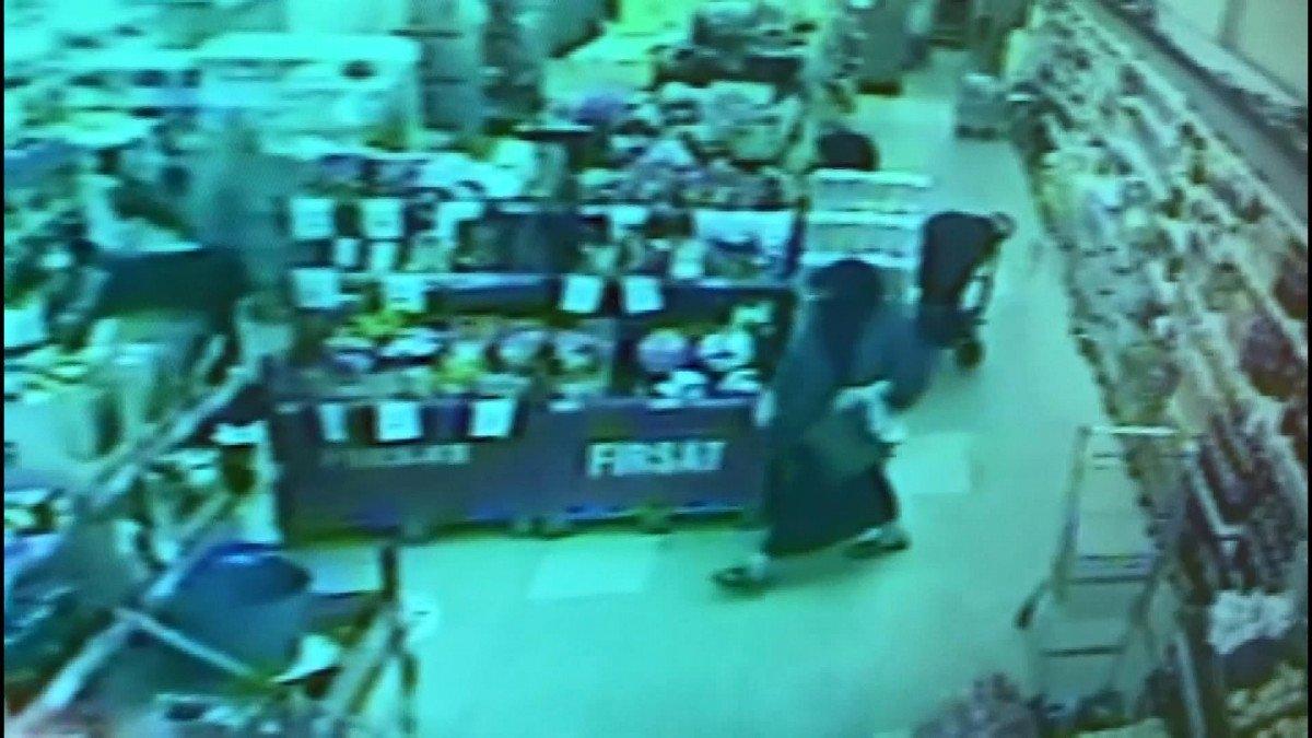 Gaziosmanpaşa’da markette hırsızlık anları kamerada