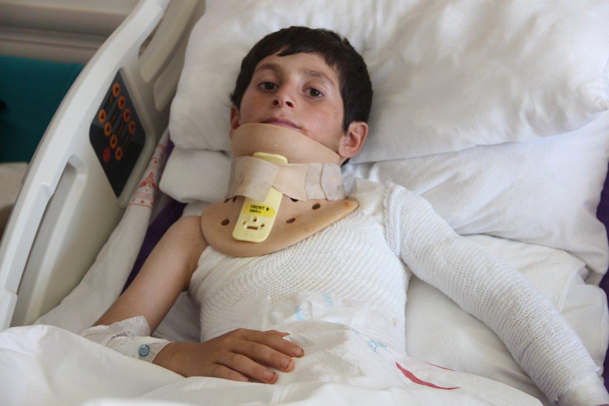 Ağrı'da elektrik akımına kapılan çocuğun mucize kurtuluşu