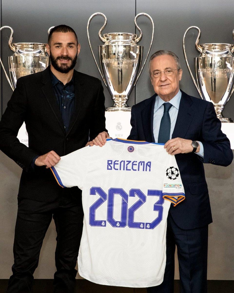 Real Madrid, Benzema ile sözleşme uzattı