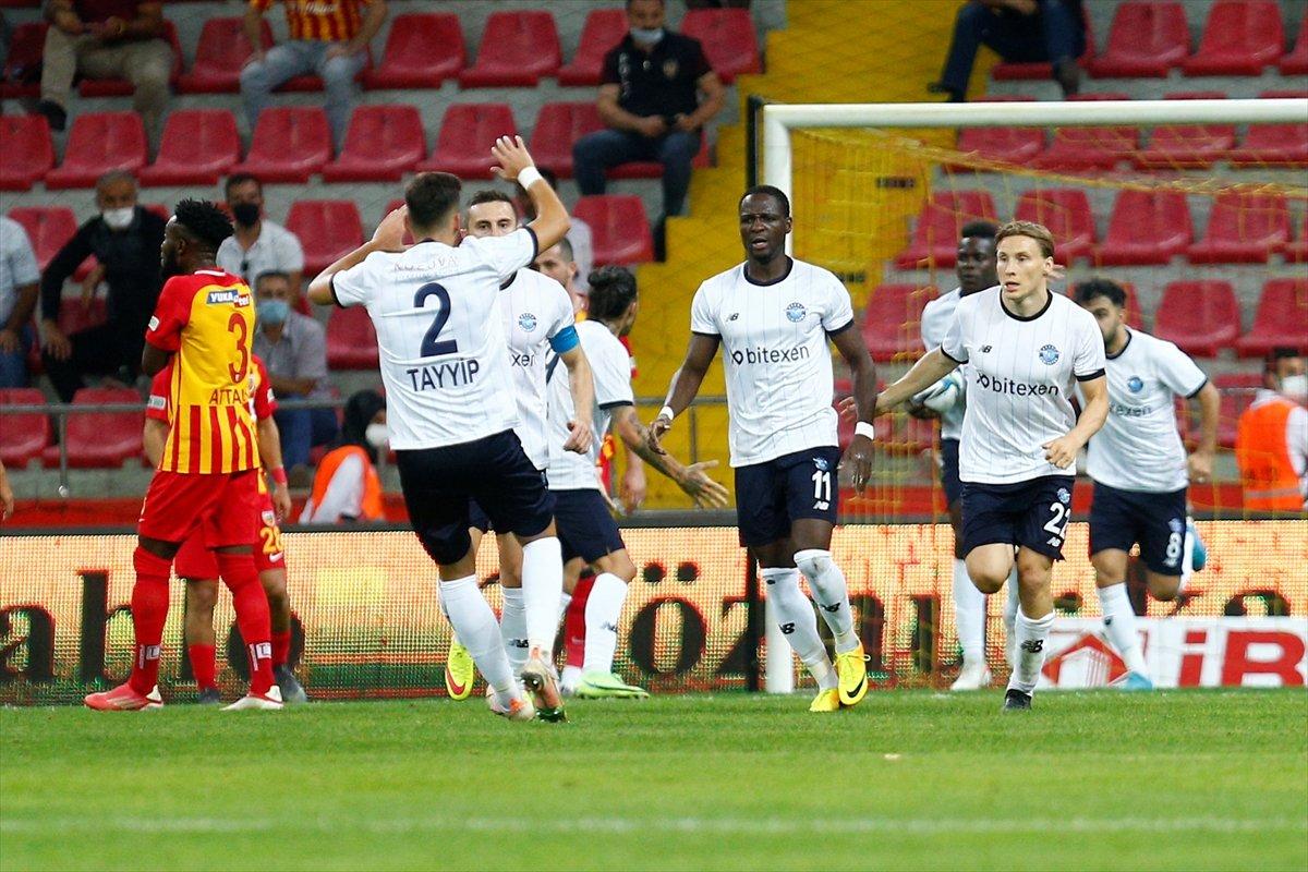 Kayserispor, Adana Demirspor'la 1-1 berabere kaldı