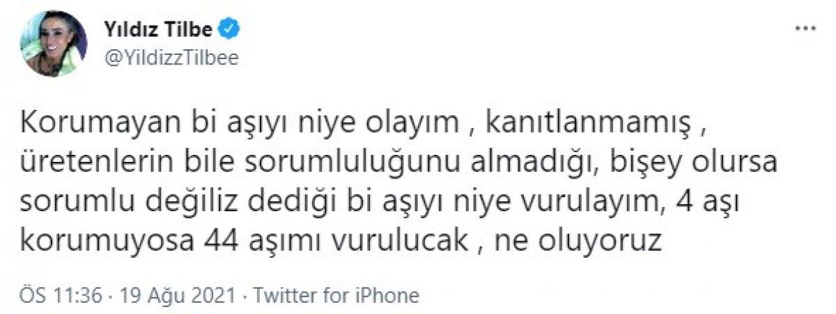 Yıldız Tilbe'den aşı olmayacağım paylaşımı: Ölürsem ölürüm