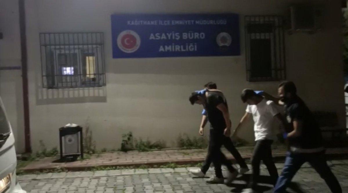 Kağıthane'de 'martı' çalan hırsızlar yakalandı