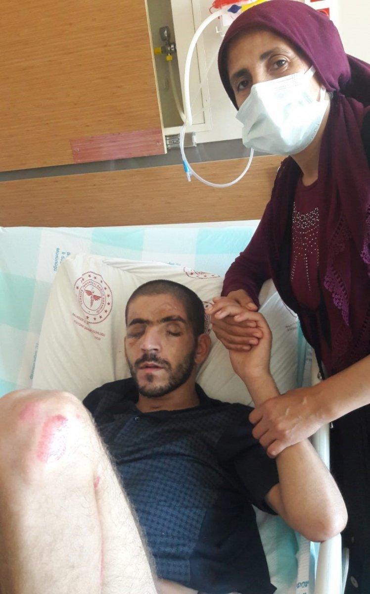 Balıkesir’de kaza geçiren baba sadece kızı görmek istiyor