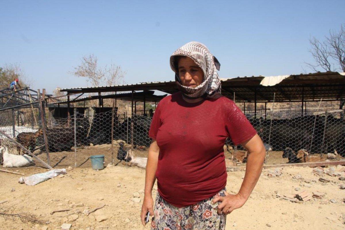 Manavgat'taki yangında alevlerin arasında kaldılar