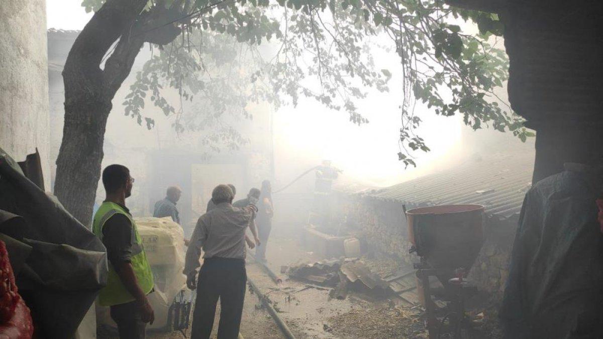 Bilecik'te 2 ev yanarak küle döndü