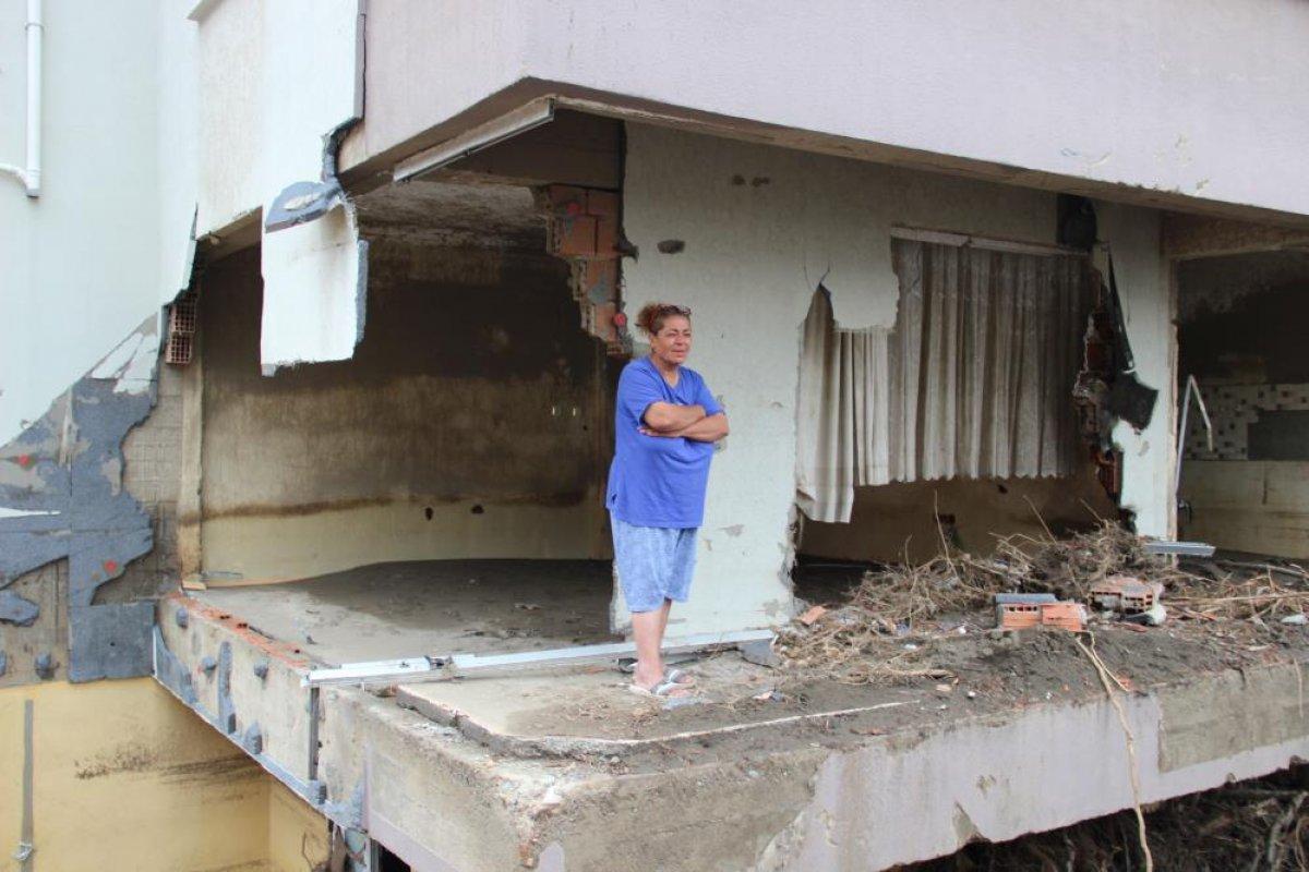 Kastamonu'da sel felaketinden etkilenen kadın: Böyle hizmet görmedim