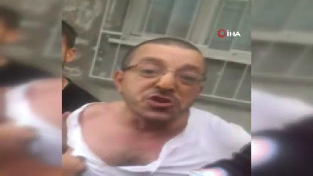 Bağcılar'daki şahıs, polise 'üniformanı çıkartacağım' diyerek küfür savurdu