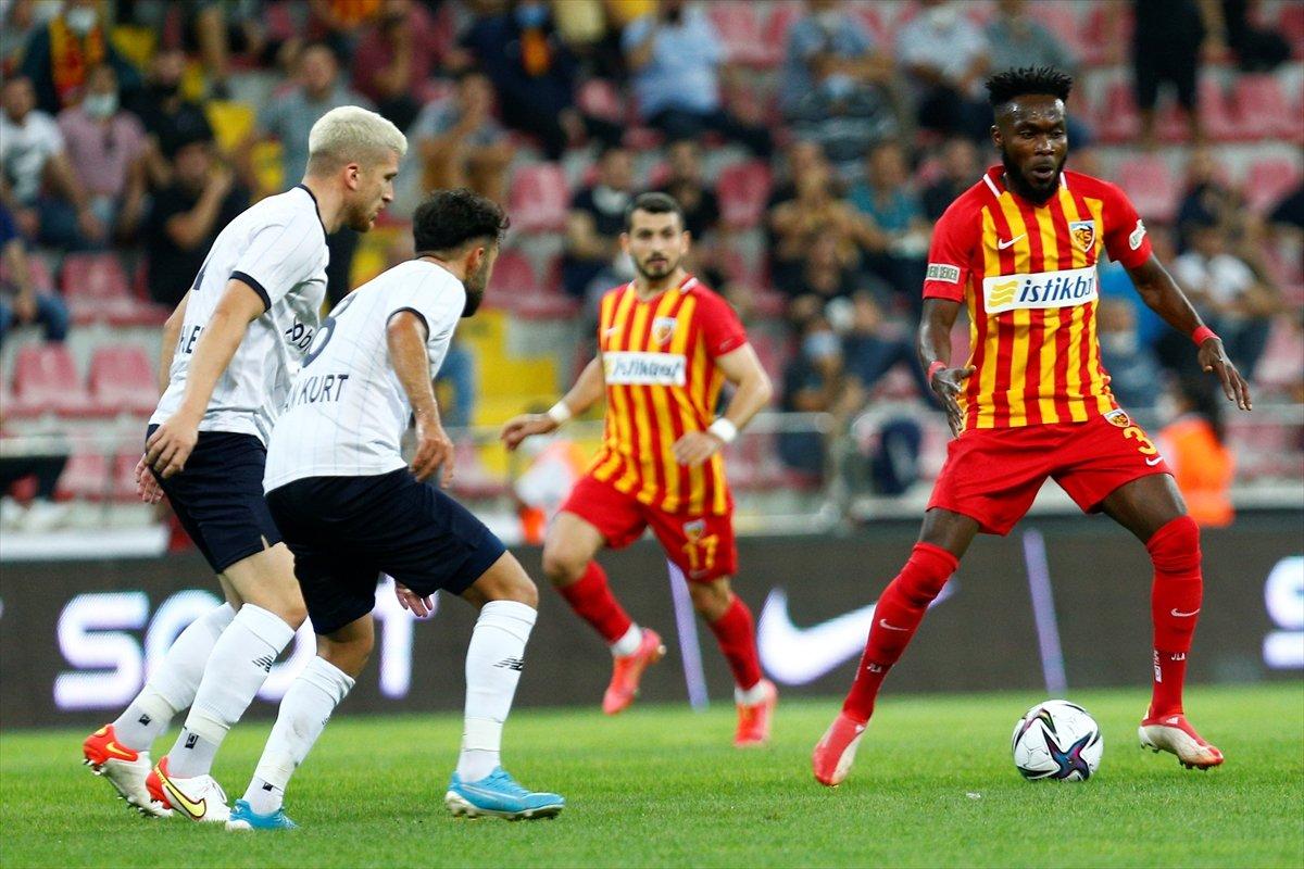 Kayserispor, Adana Demirspor'la 1-1 berabere kaldı