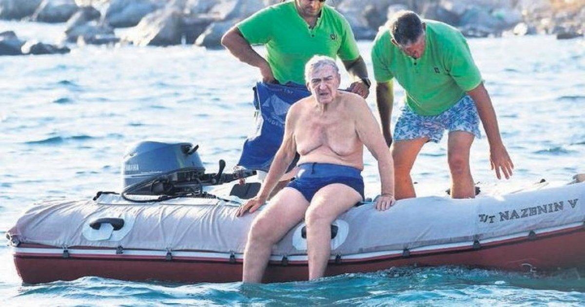 Rahmi Koç'un deniz keyfi