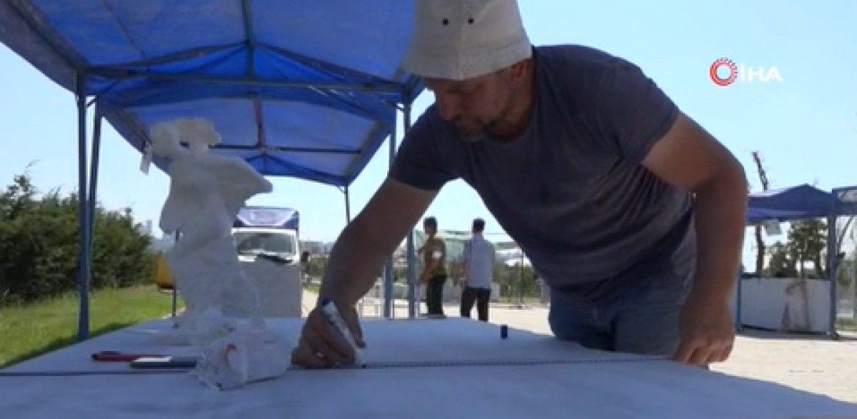 CHP'li Büyükçekmece Belediyesi'nden heykel sempozyumu