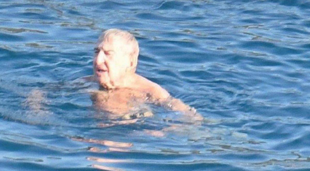 Rahmi Koç'un deniz keyfi