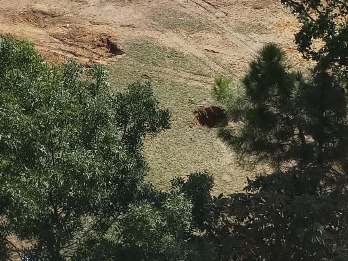 Eyüpsultan'da parkın yıkımına tepki: Taksim'de üç tane ağaç yıkılacak diye ayağa kalktınız