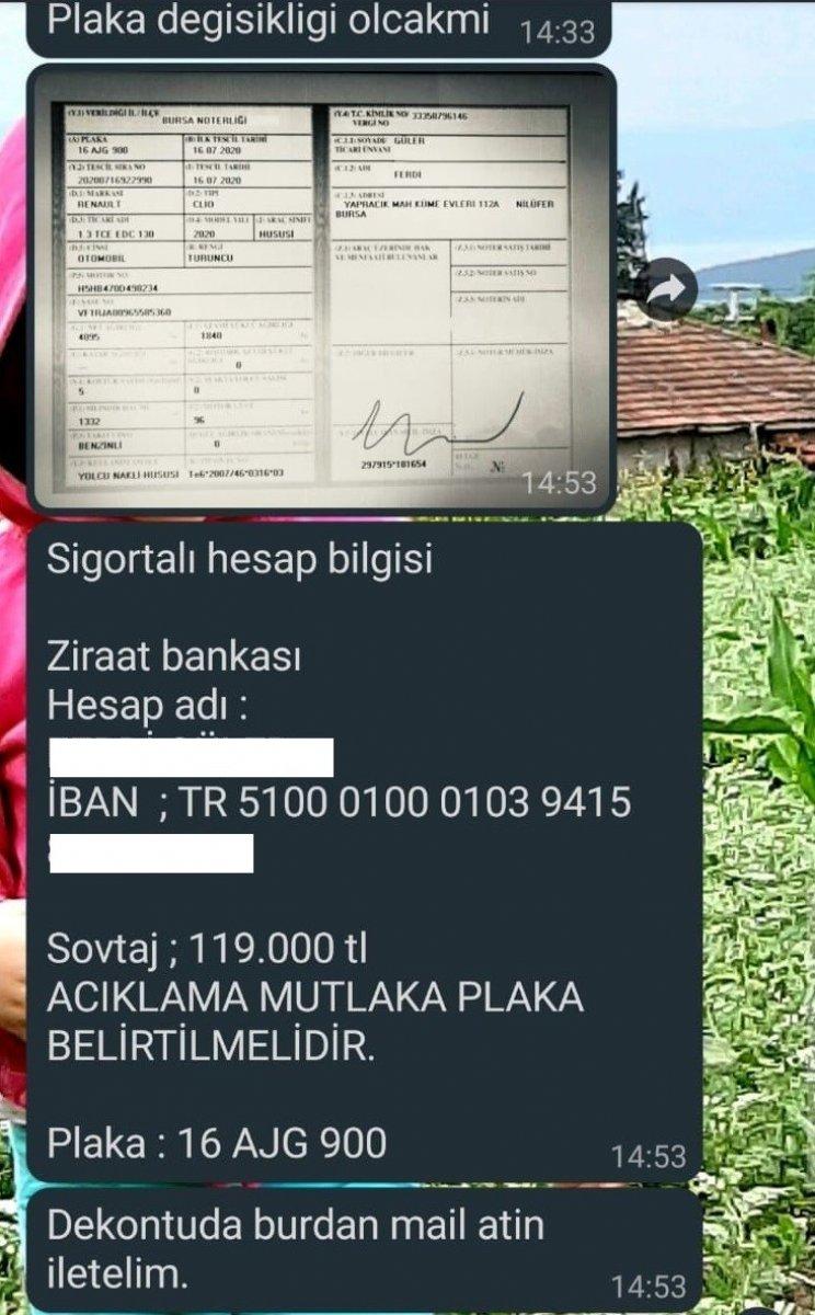 Bursa’da otomobil almak isterken 119 bin lira dolandırıldı