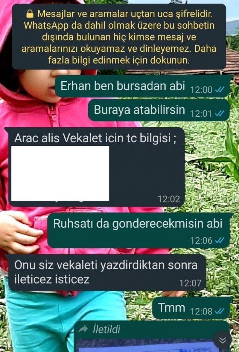 Bursa’da otomobil almak isterken 119 bin lira dolandırıldı