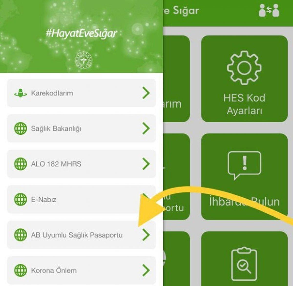 AB uyumlu sağlık pasaportu nasıl alınır? HES AB uyumlu sağlık pasaportu alma işlemi