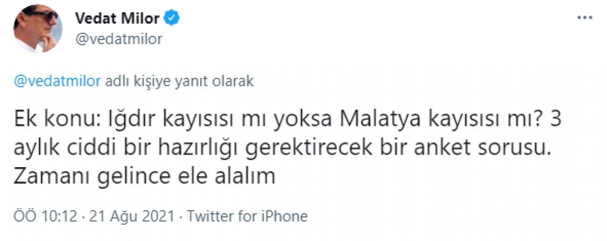 Vedat Milor'un başlattığı kayısı tartışmasına Malatyalı vekil Öznur Çalık'tan net cevap