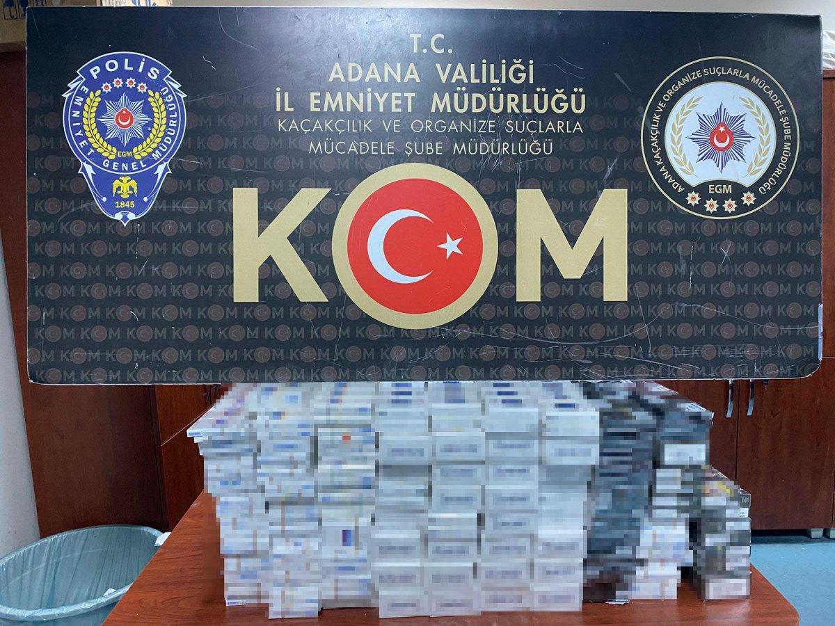 Adana’da kaçak tütün operasyonu: 4 gözaltı