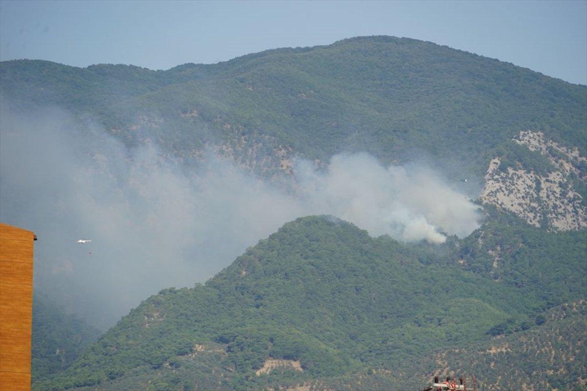 Kaz Dağları'nda orman yangını