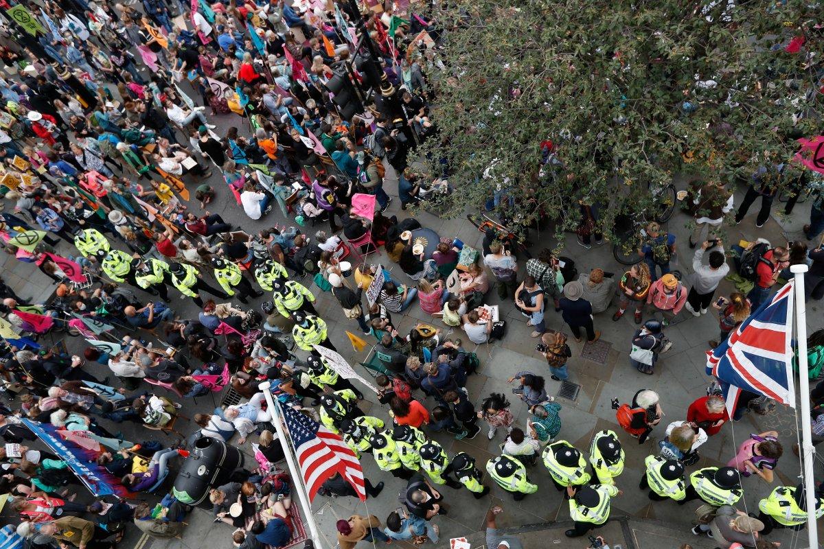 Londra'da 2 haftalık çevre protestosu