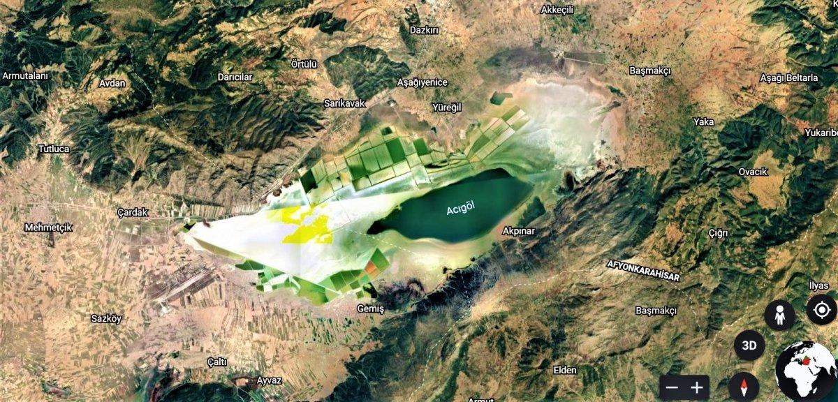 Dünyanın ikinci büyük doğal sodyum kaynağı ’Acıgöl’ kuruyor