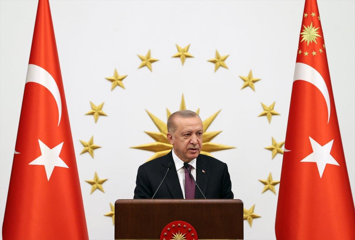 Cumhurbaşkanı Erdoğan, milli sporcularla bir araya geldi