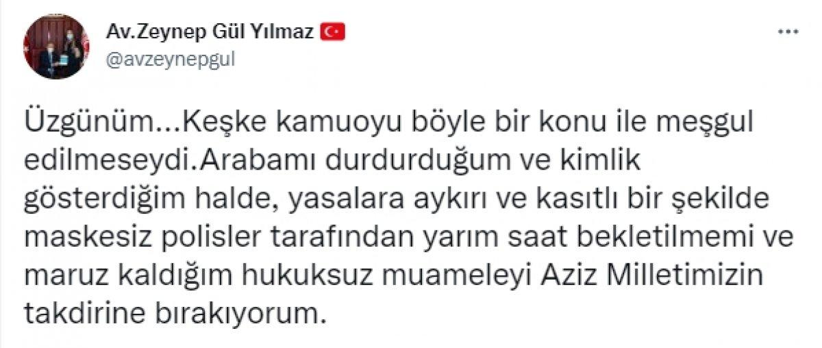 Zeynep Gül Yılmaz'dan polise hakareti sonrası ilk açıklama