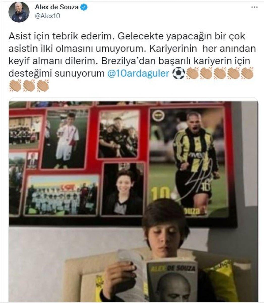 Alex de Souza, Arda Güler'i tebrik etti