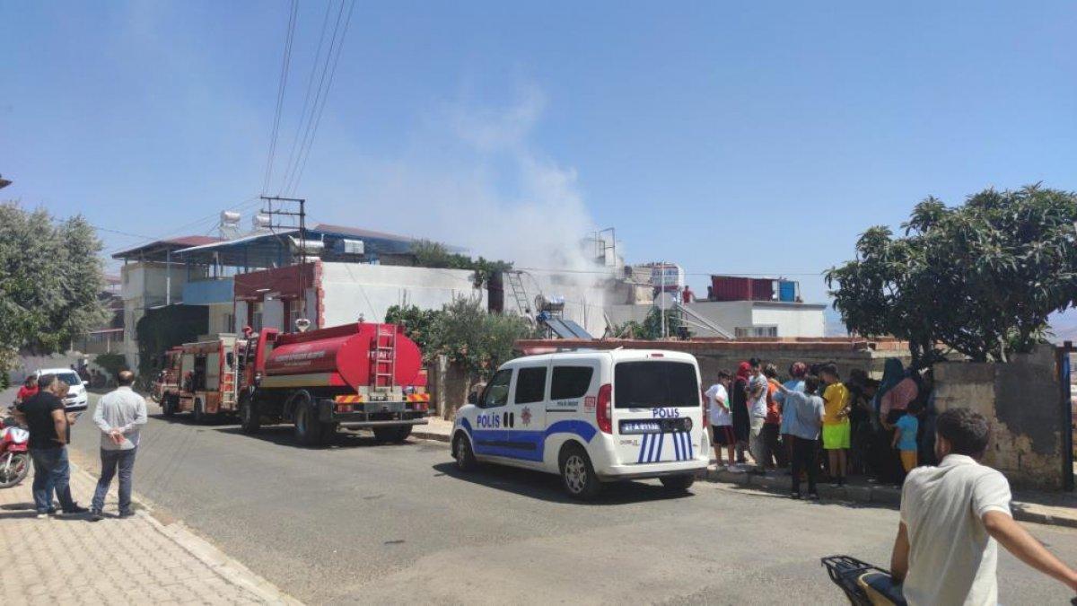 Gaziantep'te çıkan yangına görülmemiş müdahale
