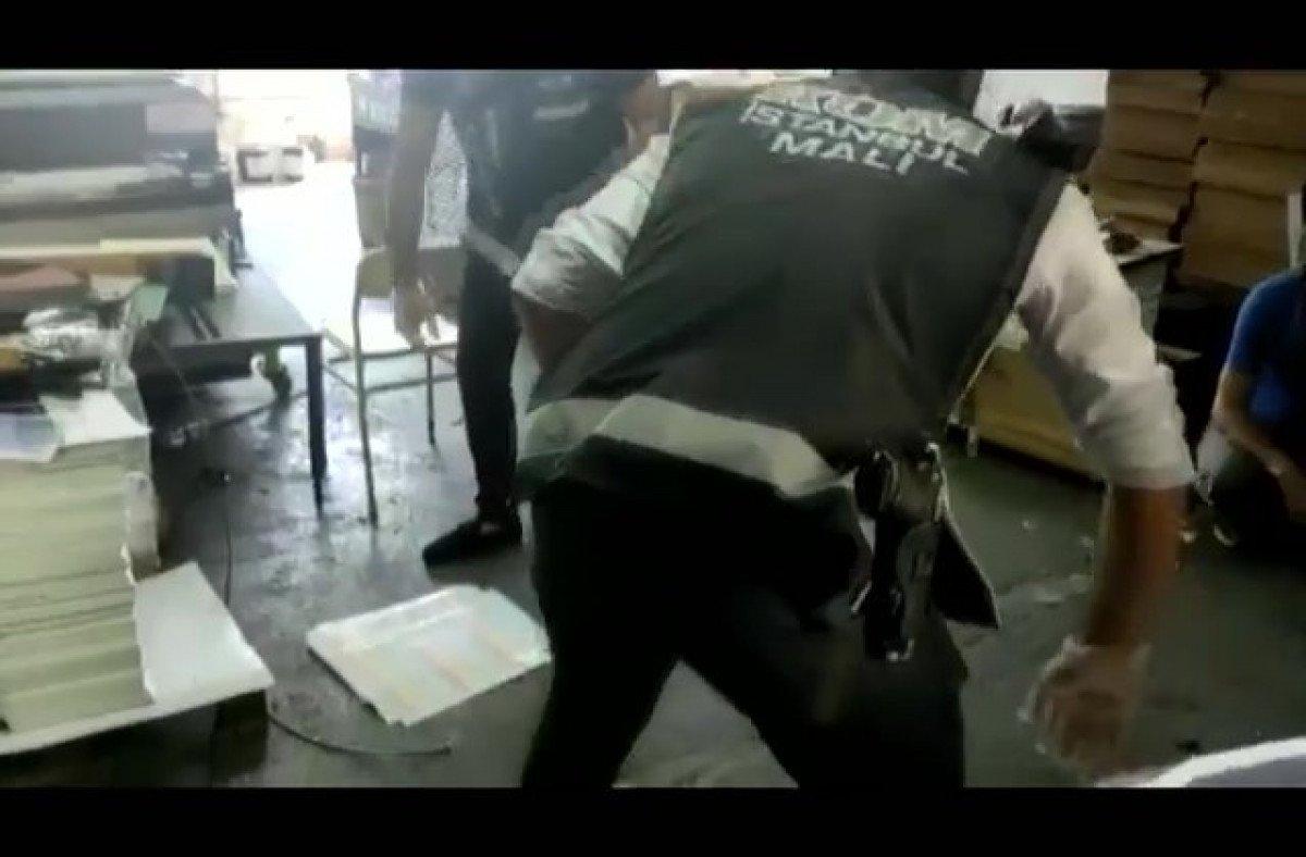 Zeytinburnu'nda sahte bandrol operasyonu: 3 gözaltı