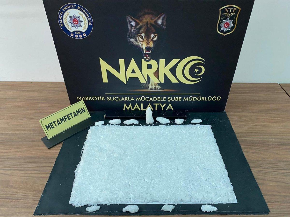 Malatya polisinden uyuşturucu tacirlerine bir darbe daha