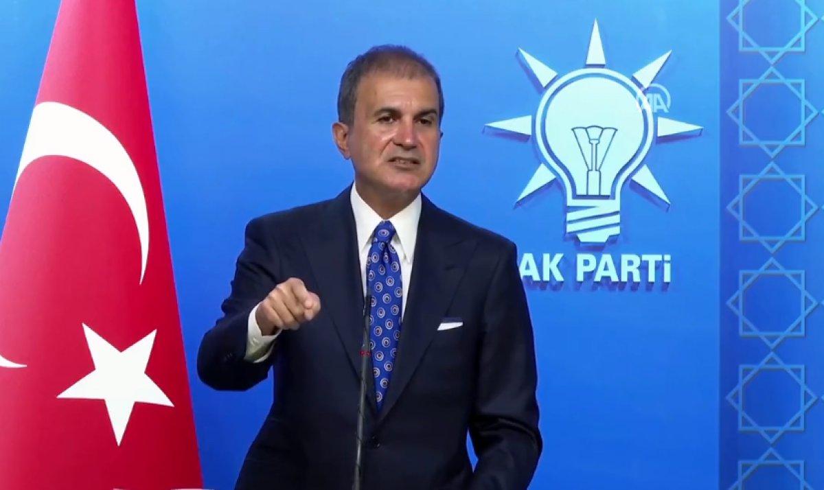 Ömer Çelik: Türkiye göçmen kampı değildir