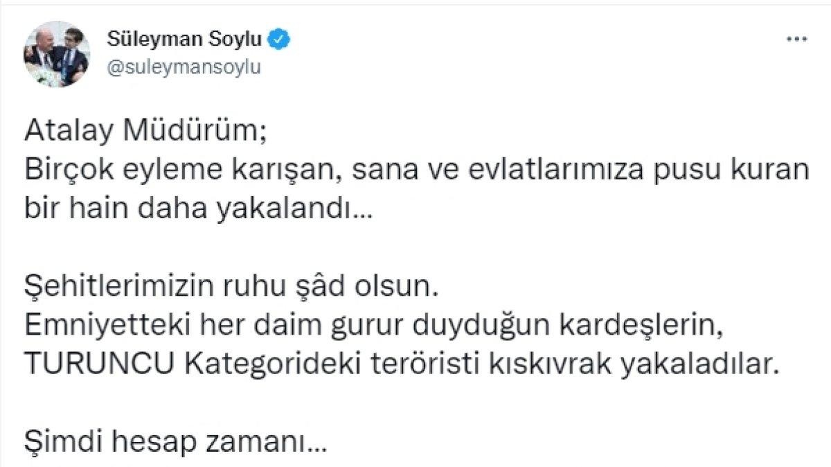 Turuncu kategoride aranan terörist Ataşehir'de yakalandı