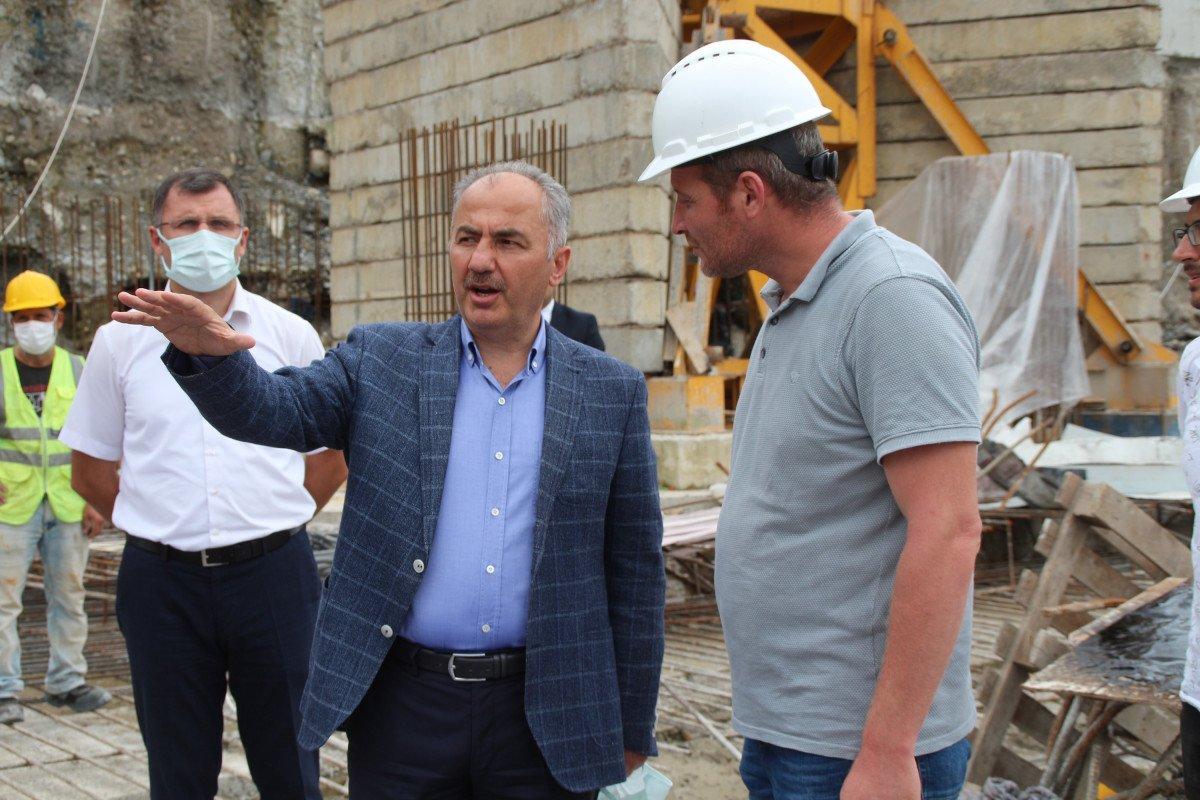 Rize’de tarihi dönüşüm başladı: Yeni yapılar kazıklarla kayalara sabitlenecek