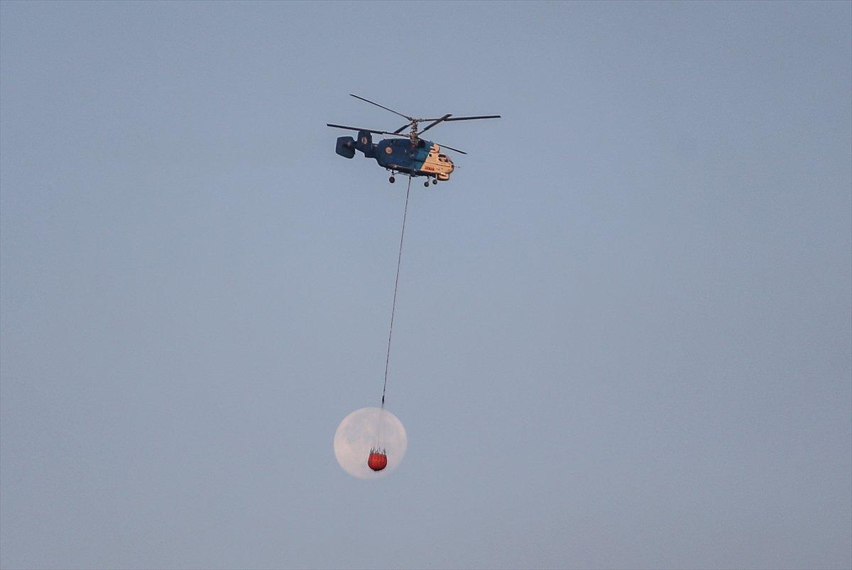 Kaz Dağları'nda çıkan yangın kontrol altına alındı