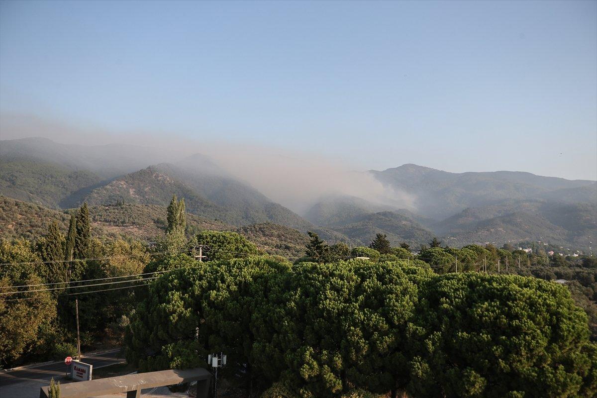 Kaz Dağları'nda çıkan yangın kontrol altına alındı