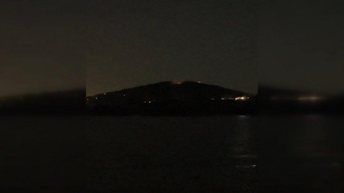 Heybeliada'daki yangın söndürüldü