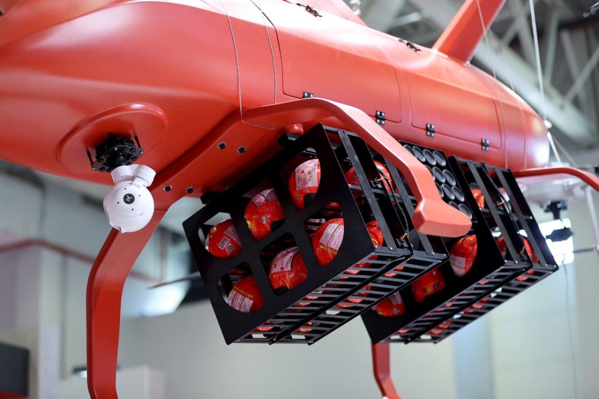 İHA ordusu yangınla mücadele için hazırlanıyor