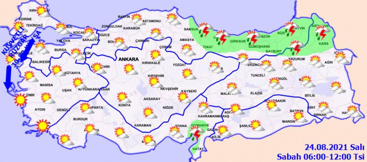 Meteoroloji uyardı: Gözlerinize dikkat! 24 Ağustos 2021 hava durumu