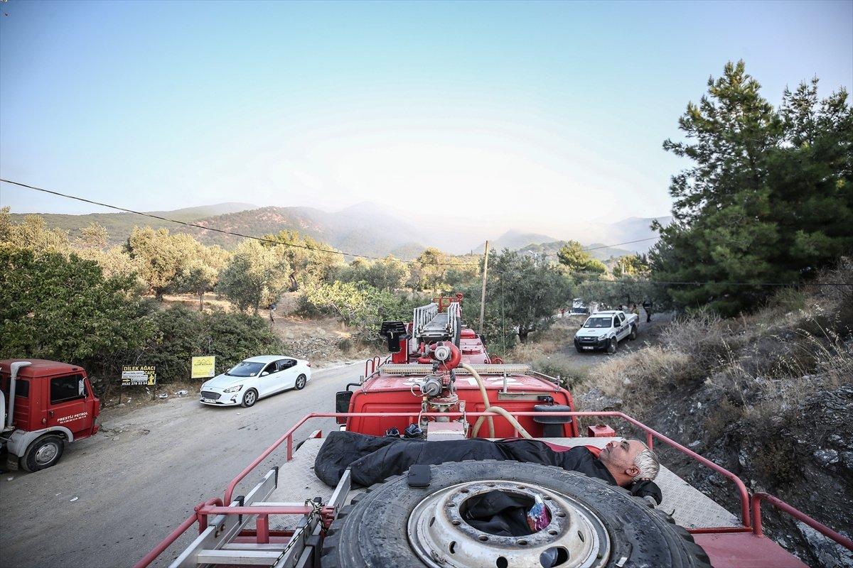 Kaz Dağları'nda çıkan yangın kontrol altına alındı