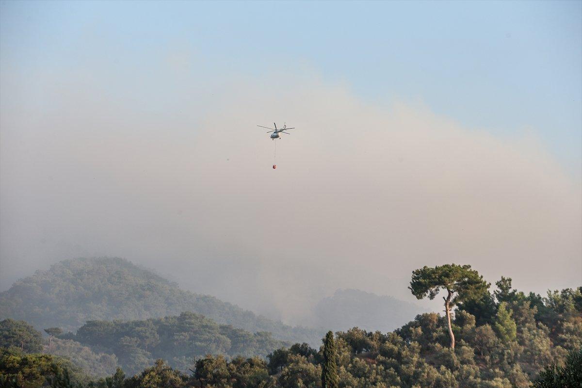 Kaz Dağları'nda çıkan yangın kontrol altına alındı