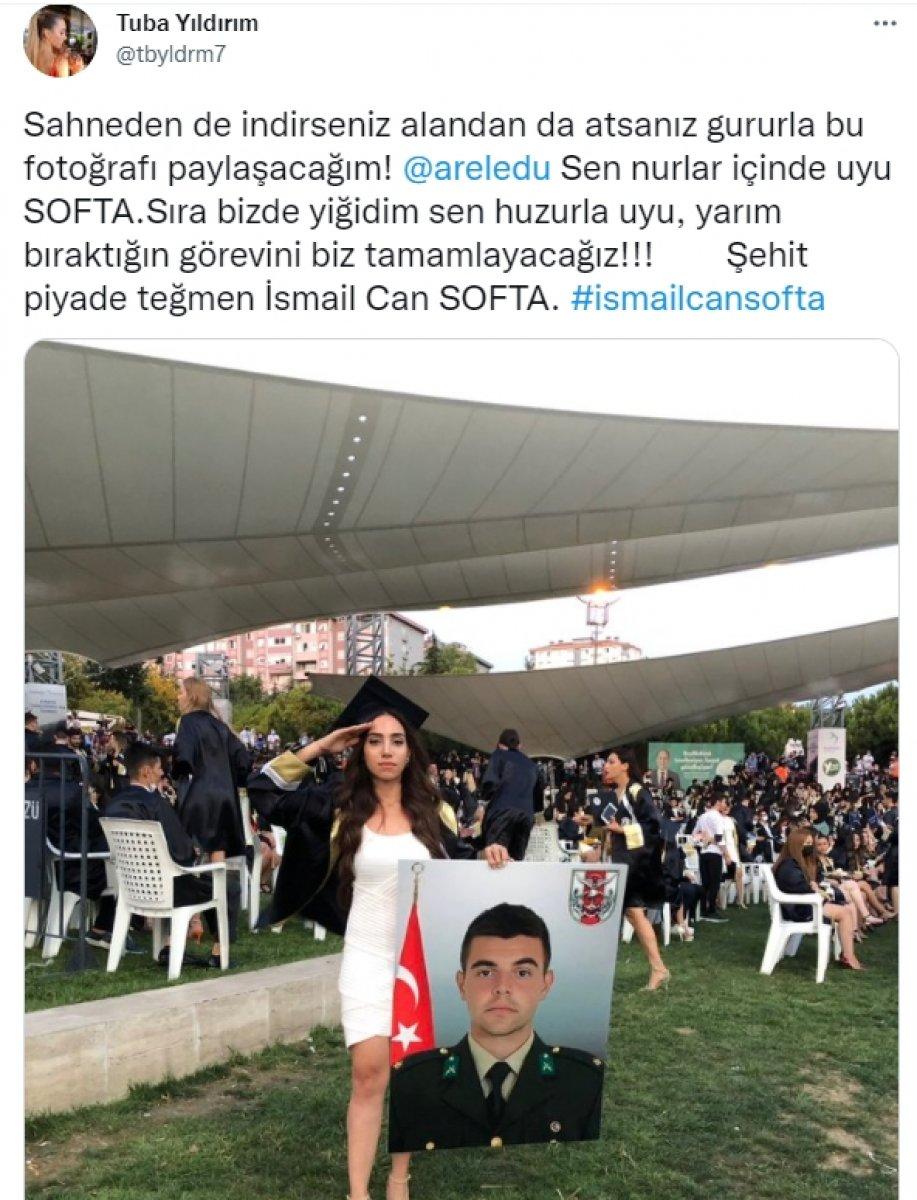 Şehit İsmail Can Softa'ya mezun olduğu üniversiteden saygısızlık