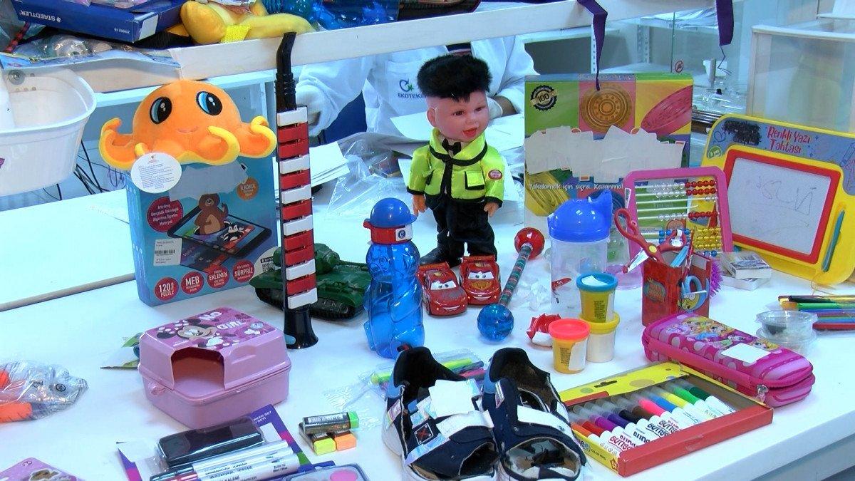 İstanbul'da satılacak kırtasiye ürünleri laboratuvarda test ediliyor