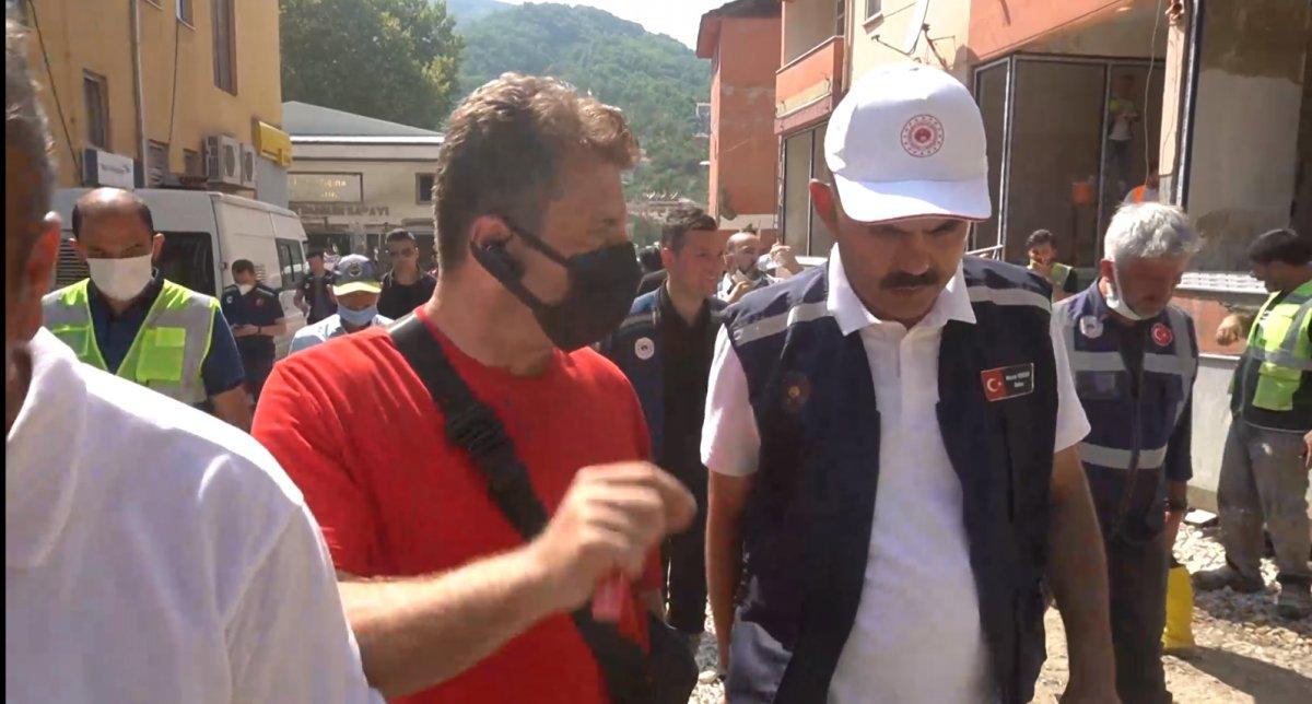 Bozkurtlu esnaftan yardımlar için Murat Kurum'a teşekkür konuşması